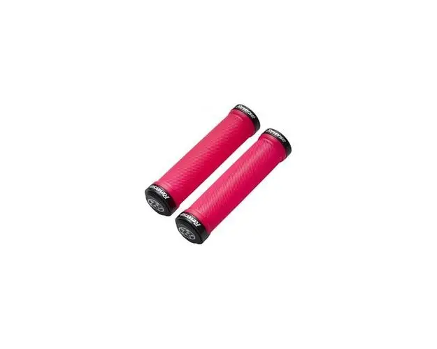 Set mansoane Reverse Components Spin Lock-On, 30 mm (Negru/Rosu)