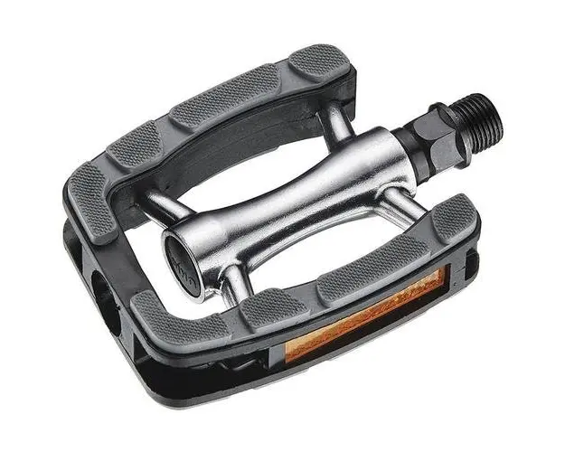 Pedale Union Non-Slip aluminiu (Negru/Argintiu)