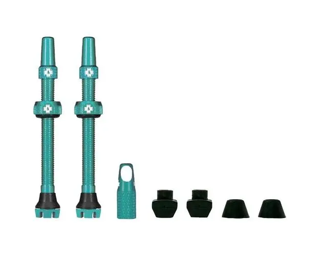 Set 2 valve Tubeless Muc-Off V2 44mm Turcoaz