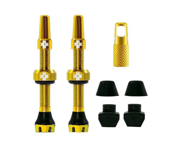 Set 2 valve Tubeless Muc-Off V2 44mm Auriu