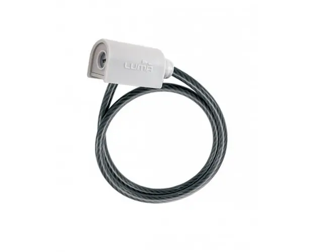 Antifurt Luma Enduro 7335 D12 150cm C36 (Negru/Alb)