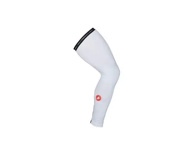 Incalzitoare picioare pentru ciclism, set 2 bucati, Castelli, UPF50+, M, Alb
