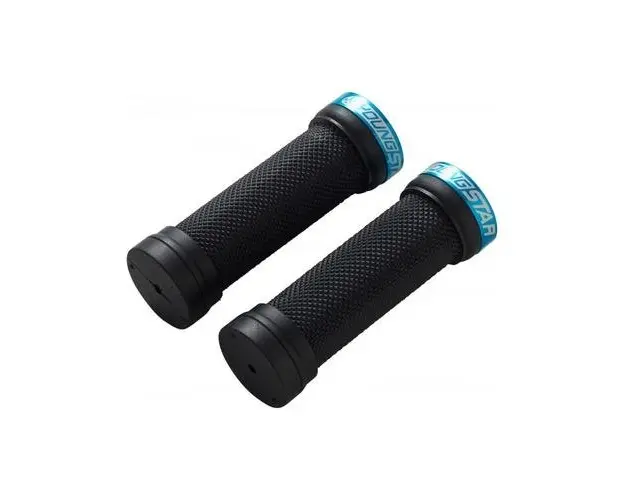 Set mansoane Reverse Components Youngstar Lock-on, 28x98mm (Negru/Albastru)