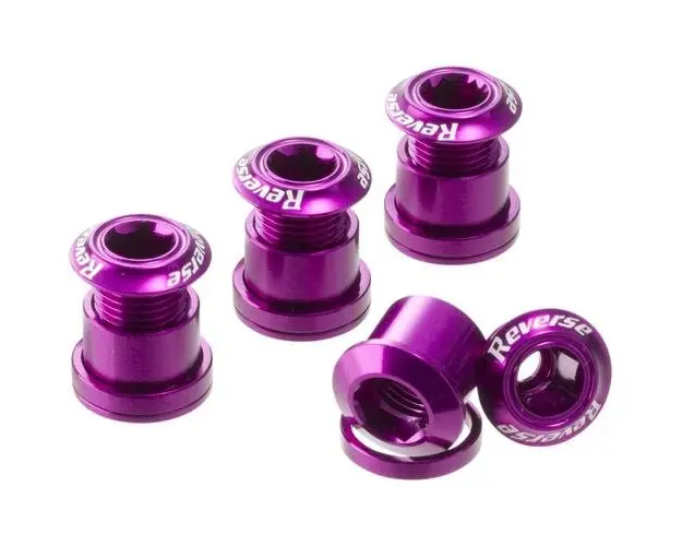 Set 4 suruburi angrenaj Reverse Chainring Bolt, Mov