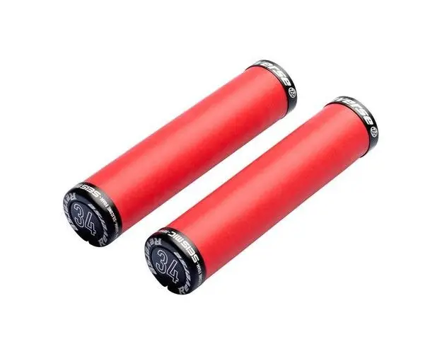 Set mansoane Reverse Components Seismic-Ergo O34mm, Lock On, 145mm (Rosu/Negru)
