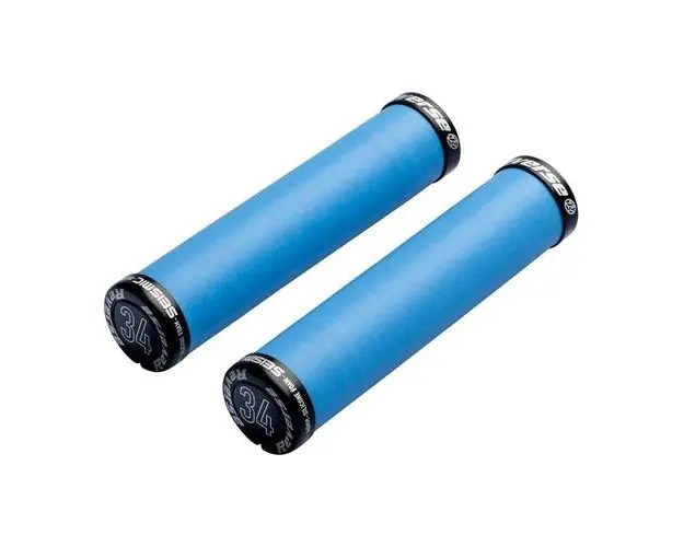 Set mansoane Reverse Components Seismic-Ergo O34mm, Lock On, 145mm (Albastru/Negru)