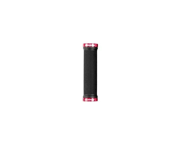 Set mansoane Reverse Components Classic Lock-On, 130/28mm (Negru/Rosu)