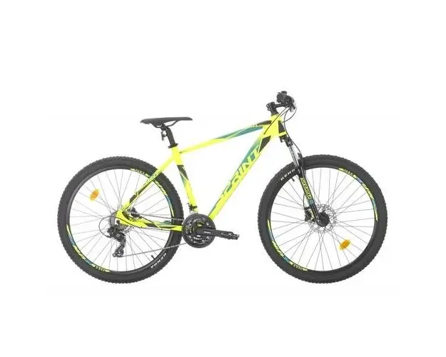 Bicicleta MTB Sprint Maverick, Roti 27.5inch, Cadru 480mm, 21 Viteze (Verde Neon)