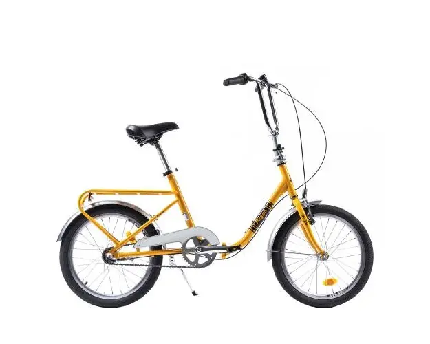 Bicicleta Pegas Practic Retro 20 inch, Otel, 3S (Galben)