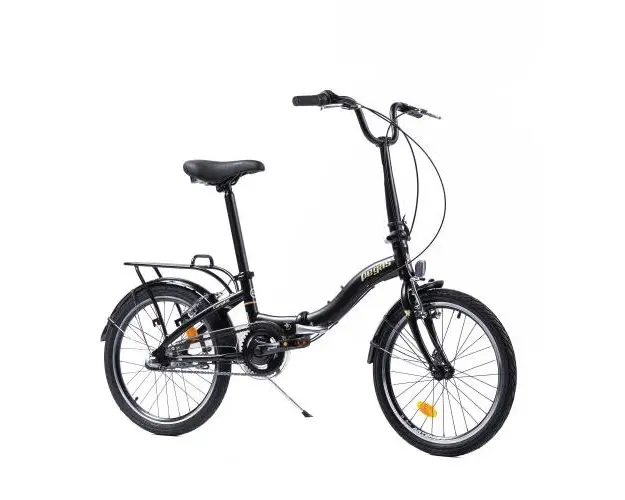 Bicicleta Pegas Camping 20 inch, Aluminiu 3S (Negru)