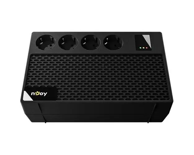 UPS nJoy UPCSBLS665TRECG01B Renton 650 PLUS, 650VA/360W, AVR, 4 Prize Schuko