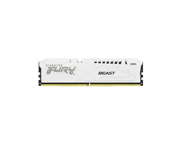 Memorie Kingston FURY Beast White 16GB DDR5, 5200MT/s, CL40