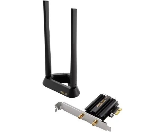 Placa de retea ASUS PCE-AXE59BT, AX5400, Wi-Fi 6E, Bluetooth 5.2