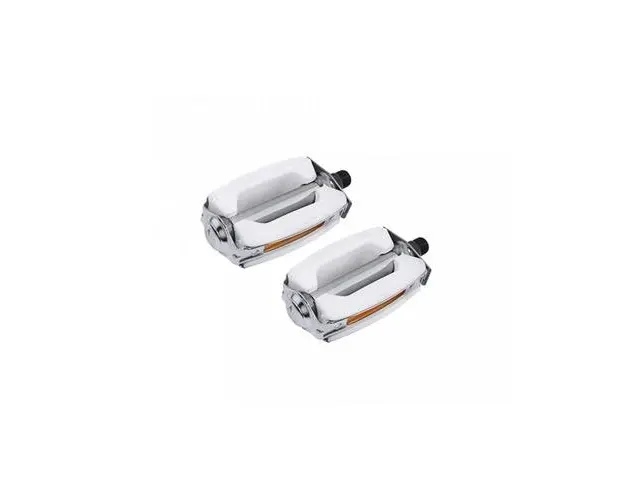 Pedale Lowrider Krate Cu Reflector CH-304, Alb
