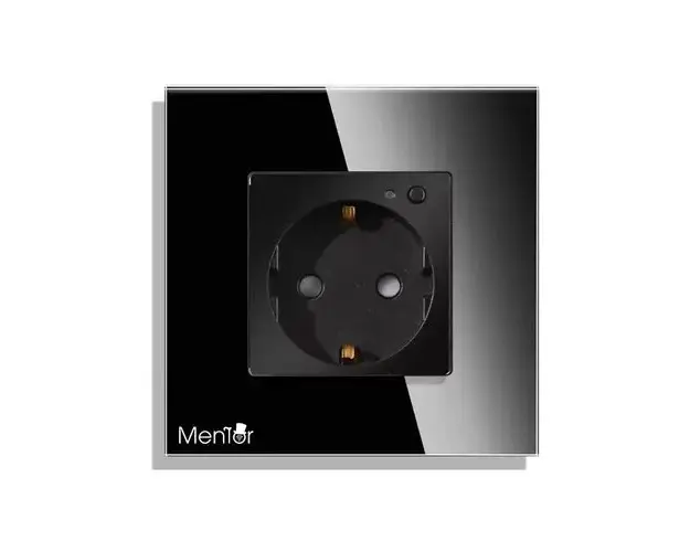 Priza simpla Smart wireless Mentor ES039 WiFi 16A monitorizare consum incastrata