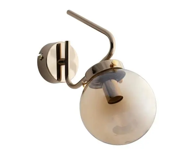 Aplica de perete ADVITI Bulat 1P AD-LD-6218CE14S, 40W, E14, Auriu