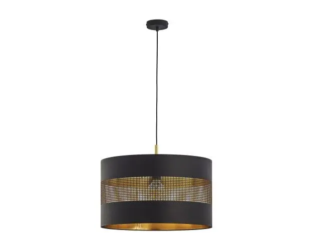 Corp de iluminat suspendat ADVITI Alessio 1p AD-LD-6243BCE27T, E27, maxim 60W, Negru/Auriu