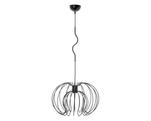 Corp de iluminat suspendat ADVITI Bola 1p AD-LD-6221BE27, E27, maxim 60W, Negru