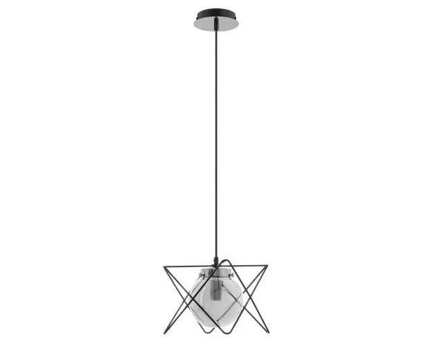 Corp de iluminat suspendat ADVITI Corrado 1p AD-LD-6211GGE14S, E14, maxim 40W, Crom