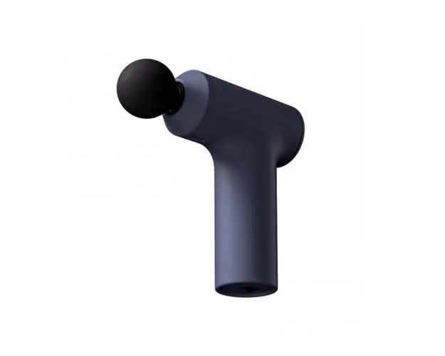 Aparat masaj Xiaomi Massage Gun Mini EU, 3 capete silicon, 3 intensitati masaj, indicator presiune, USB-C (Albastru)