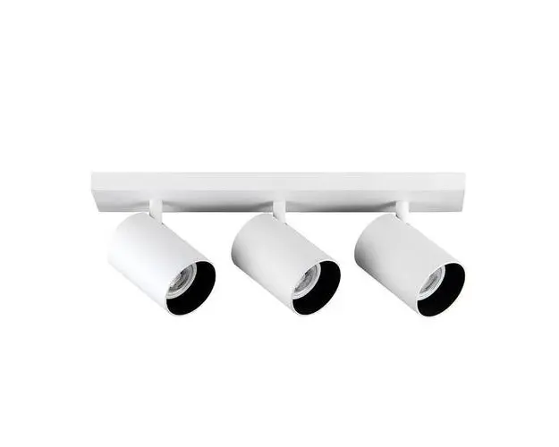 Spot inteligent triplu Yeelight Smart Spotlight, Wi-Fi, 3xGU10, 1050 lm, dimabil, LED RGB, control vocal (Alb)