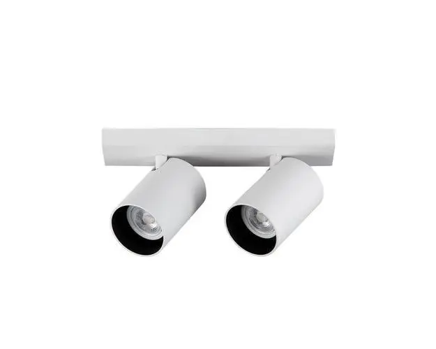 Spot inteligent dublu Yeelight Smart Spotlight, Wi-Fi, 2xGU10, 700 lm, dimabil, LED RGB, control vocal (Alb)