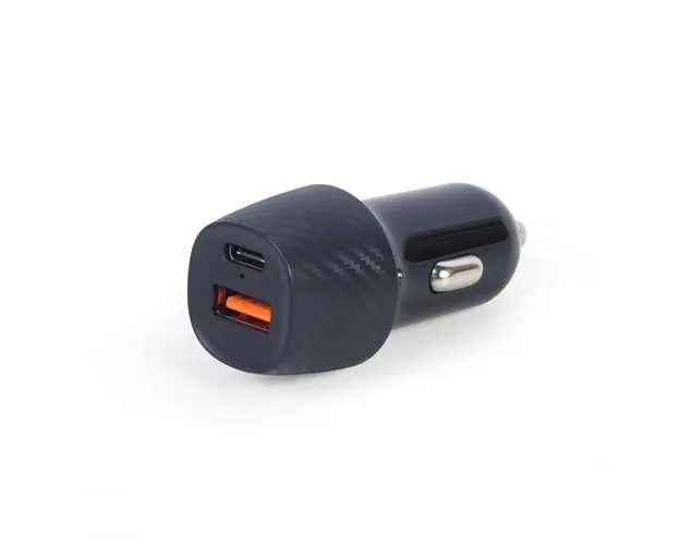 Incarcator auto Gembird TA-U2QC3-CAR-02, USB (Negru)