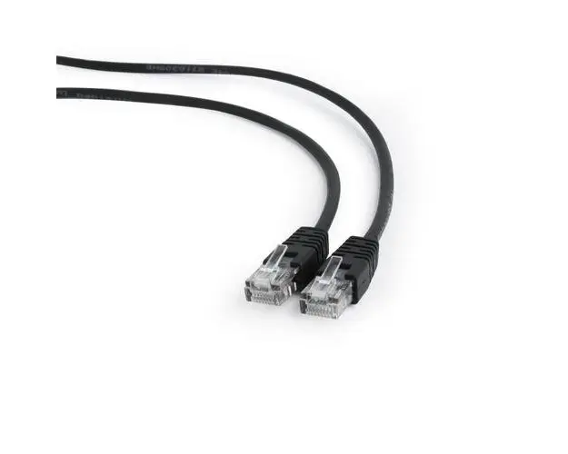 Cablu UTP Gembird PP12-10M/BK, CAT5e, 10m (Negru)