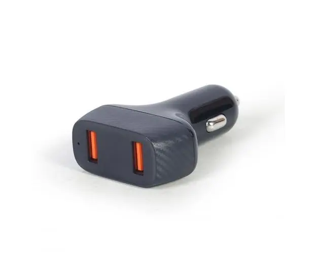 Incarcator auto Gembird TA-U2QC3-CAR-01, USB, 36W (Negru)