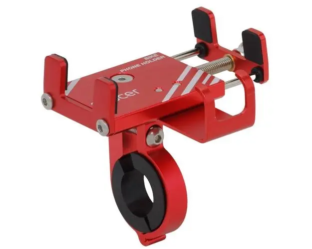 Suport de telefon Spacer pentru bicicleta/motocicleta/scuter/trotineta (Rosu)