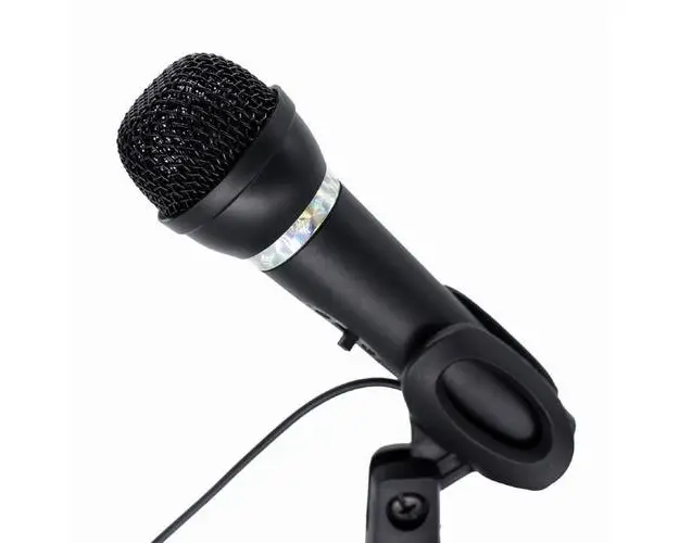 Microfon Gembird MIC-D-04, Jack 3.5mm, 1.3m (Negru)