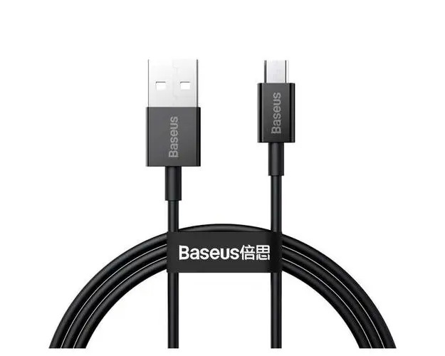 Cablu alimentare si date Baseus, Superior, Fast Charging, USB la Micro-USB 2A 1m, Negru