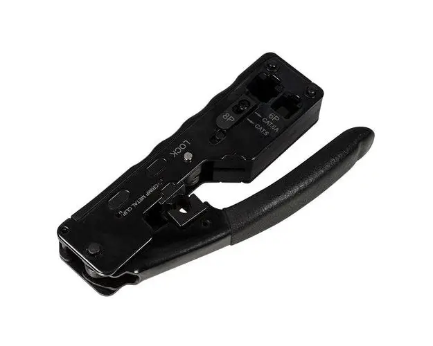 Cleste sertizare mufe Logilink WZ0025, pentru mufe RJ45 Cat.5e/Cat.6/Cat.6A/Cat.7, RJ11/ Rj12, Negru
