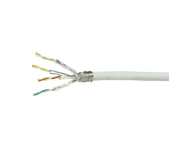 Rola cablu S/FTP Logilink CPV0039, Cat6, cupru-aluminiu, 100 m, AWG23, dublu ecranat, Alb