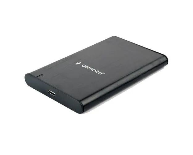 Rack extern Gembird EE2-U3S-6, pentru HDD sau SSD, 2.5 inch, S-ATA, interfata PC USB 3.1, aluminiu, Negru