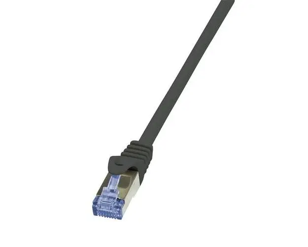 Cablu S/FTP LOGILINK CQ4083S, LSZH, RJ45 Cat6a, 7.5 m (Negru)