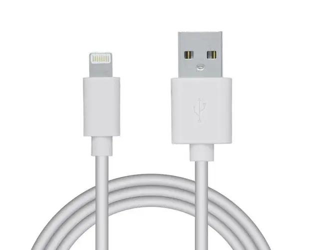 Cablu de date Spacer, USB 2.0 (T) la Lightning (T) pentru iPhone, PVC, retail pack, 1.8m, Alb