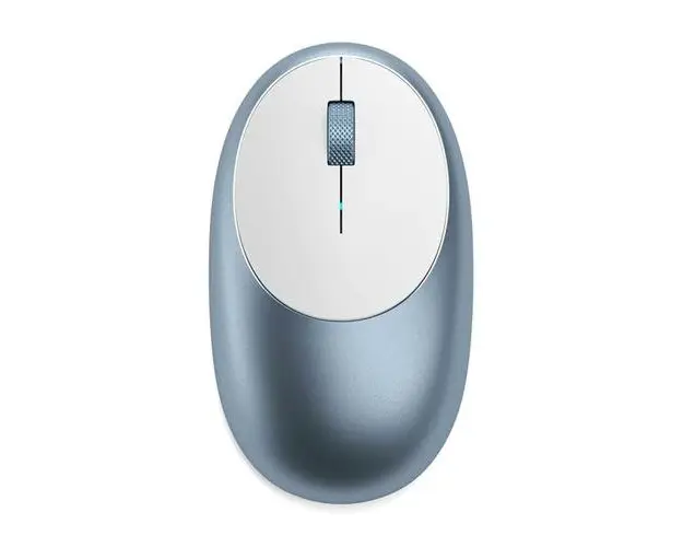Mouse Wireless M1, Satechi, Design modern, Bluetooth 4.0, Albastru