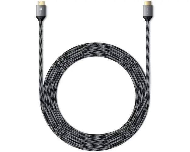 Cabllu HDMI Satechi 8K Ultra HD High 2m, impletit, Negru