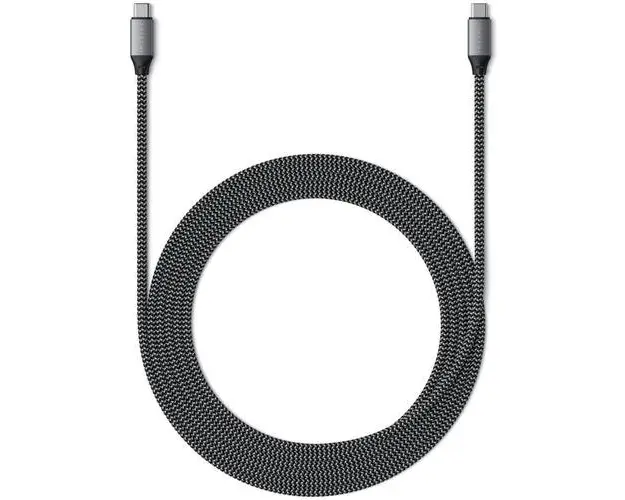 Cablu Satechi ST-TCC2MM, USB-C, 100W (Gri)