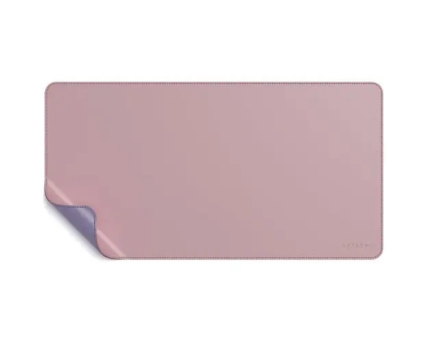 Mousepad Satechi Deskmate, piele ecologica (Roz/Mov)