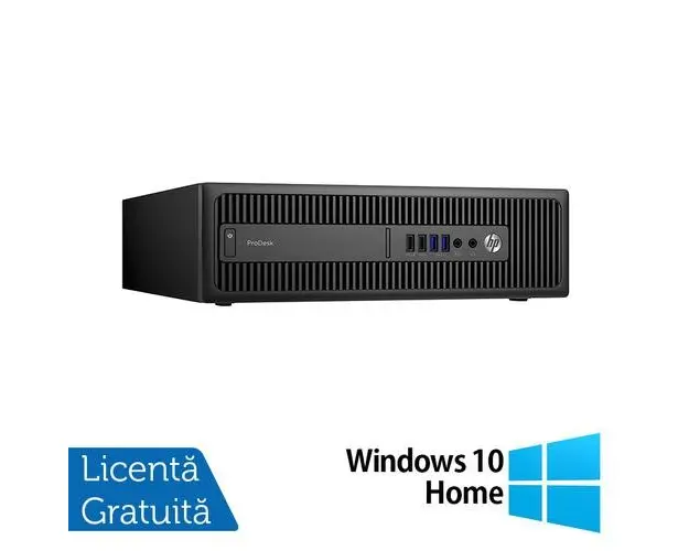 Calculator Sistem PC Refurbished HP ProDesk 600 G2 SFF, Intel Core i7-6700 3.40GHz, 8GB DDR4, 120GB SSD + 500GB HDD + Windows 10 Home