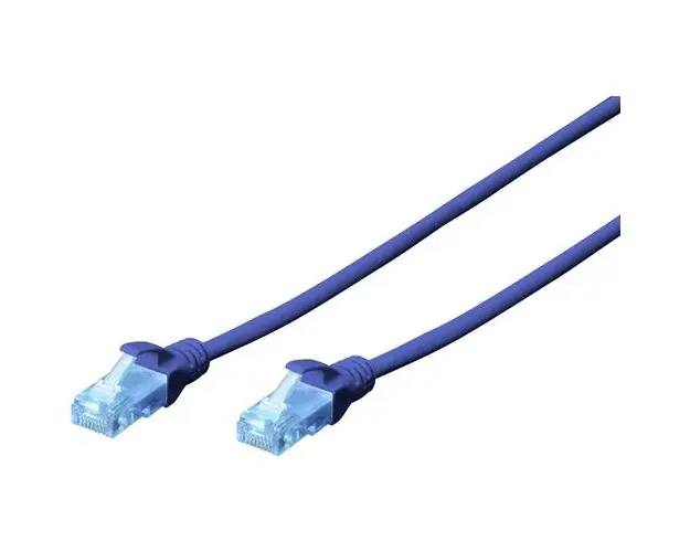 Cablu UTP Patch Cord Cat. 5 DK-1512-100/B DIGITUS 10m, Albastru