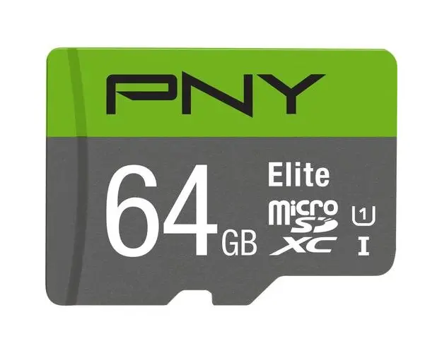 Card de memorie PNY Elite Micro-SDXC, 64GB, Class 10, UHS-I, U1