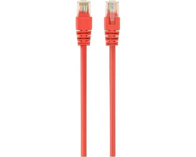 Cablu UTP GEMBIRD Cat6, cupru-aluminiu, 3 m, AWG26, PP6U-3M/R (Rosu)