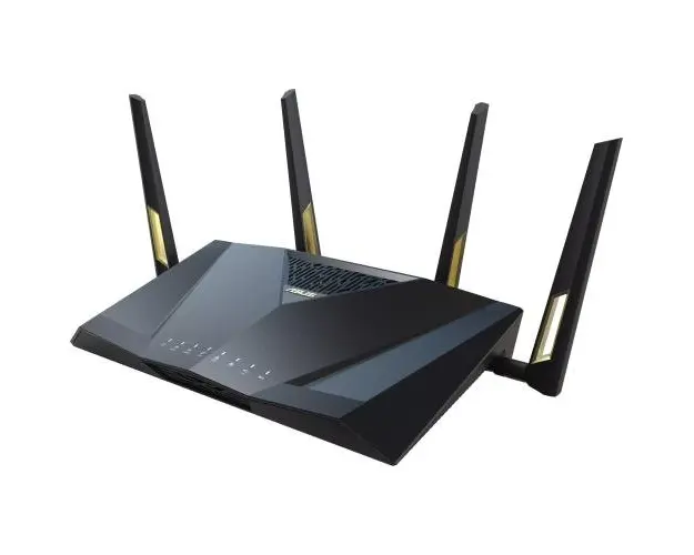 Router Gaming Wireless ASUS RT-AX88U Pro, AX6000, Dual-Band, Quad-Core 2GHz CPU, 256MB/1GB Flash/RAM, 2.5G dual-port, AiProtection Pro, Adaptive QoS, VPN Fusion, IPTV, OFDMA, MU-MIMO, Beamforming, Link Aggregation, Port forwarding, WPA3, AiMesh