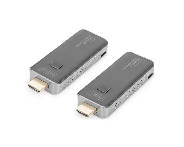 Set transmitator si receptor fara fir, 50 metri, Digitus