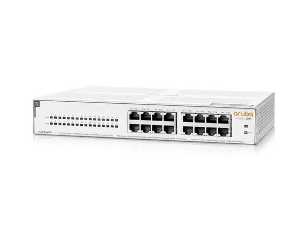 Switch Aruba R8R48A Instant On 1430, 16 porturi Gigabit Class4 PoE 124W