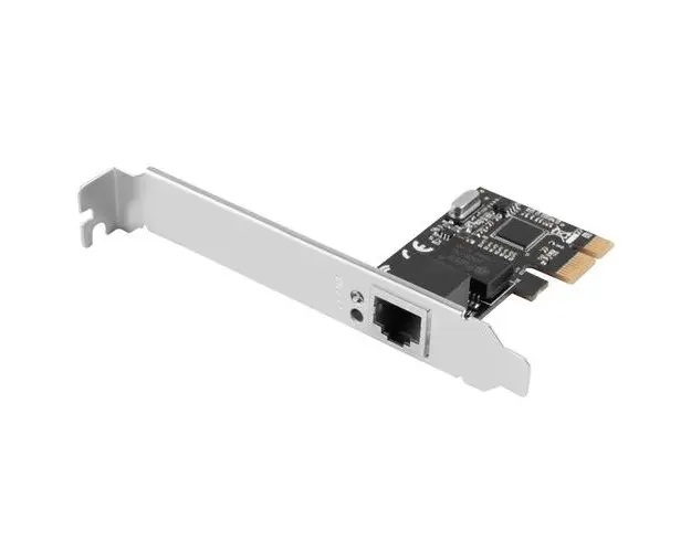 Placa de retea Gigabit, Lanberg 43392, low profile, PCI-Express-RJ45, PCI-E X1 1X RJ45 1GB RTL8111C