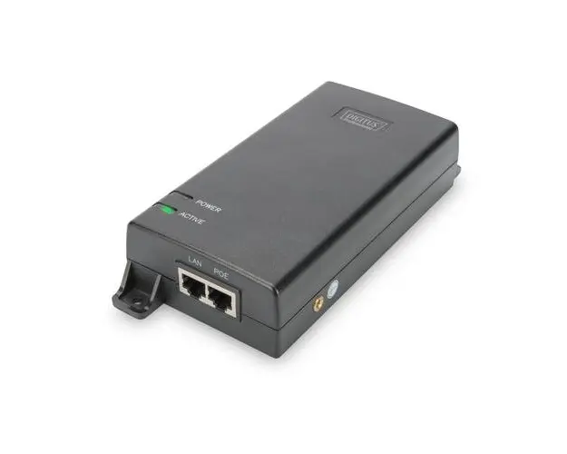 Adaptor PoE Digitus DN-95104 Gigabit Ethernet 55 V, Negru